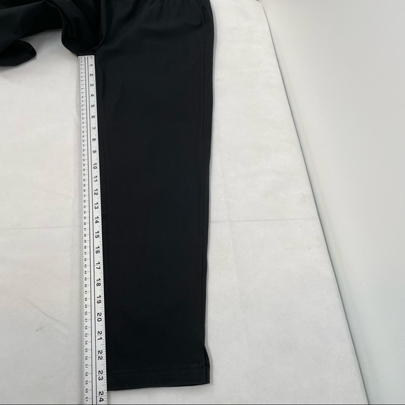 EILEEN FISHER ORGANIC COTTON ELASTIC WAIST SLIM PULL-ON PANTS SIZE S/P Black - Picture 8 of 8